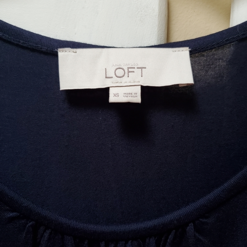 LOFT Women's Sleeveless Ruffle Accent Tank Top - Picture 7 of 8